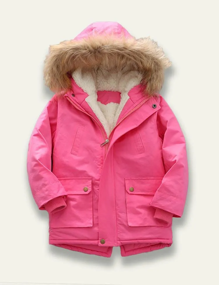 Hooded Pocket Cotton Coat - Image 3