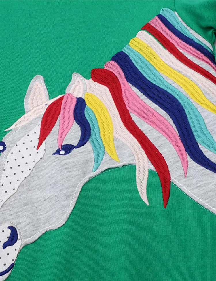 Horse Appliqué Dress - Image 2