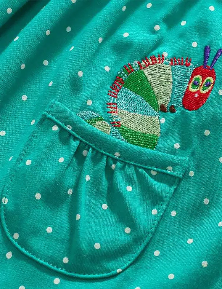 Idyllic Caterpillar Embroidered Dress - Image 2