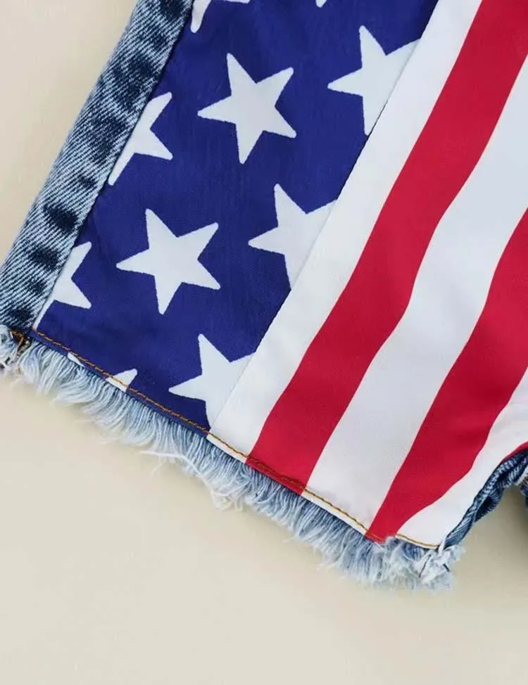 Independence Day Denim Printed Set - Image 4