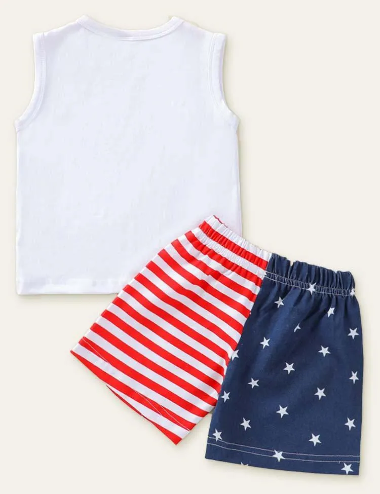 Independence Day Letter Glasses Printed Set - Image 2