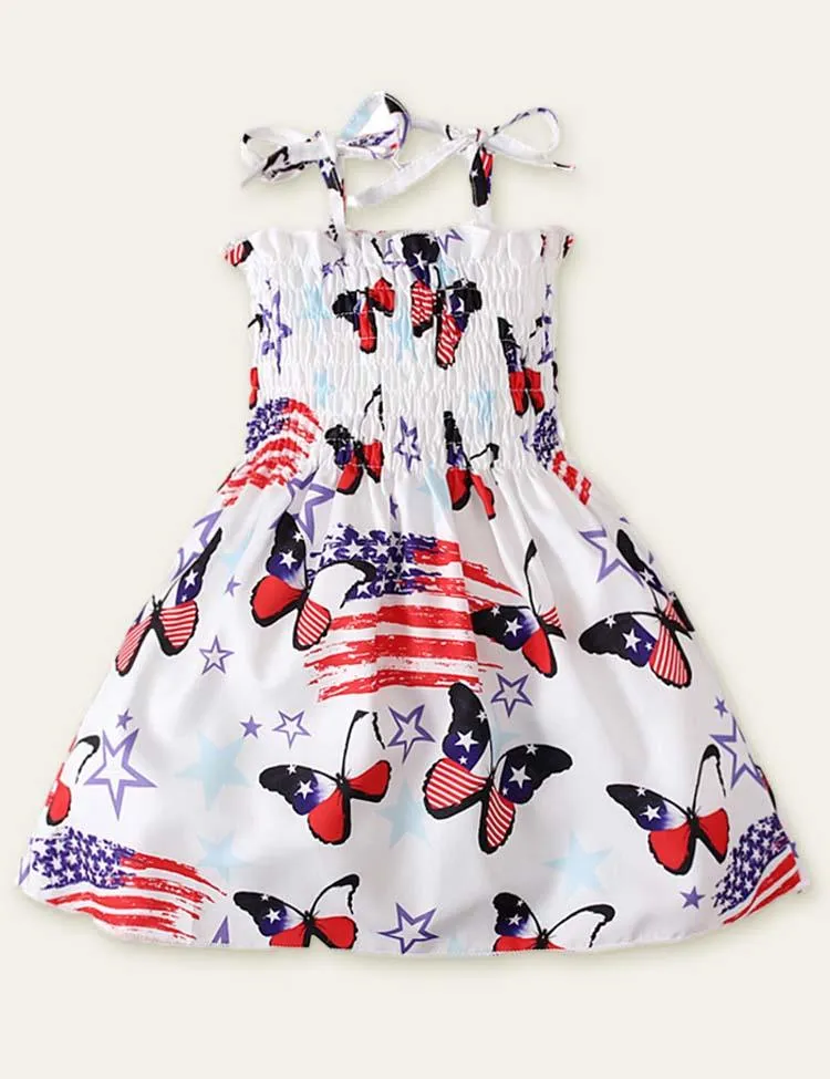 Independence Day Star Heart Printed Dress - Image 8