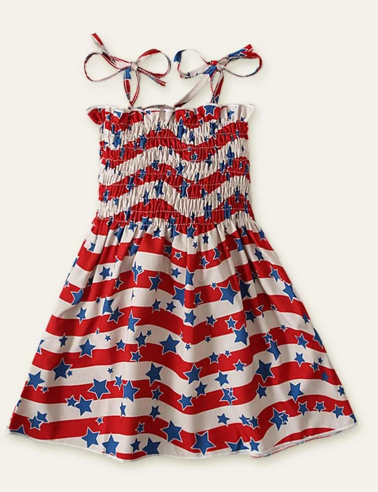Independence Day Star Printed Dress - Image 5