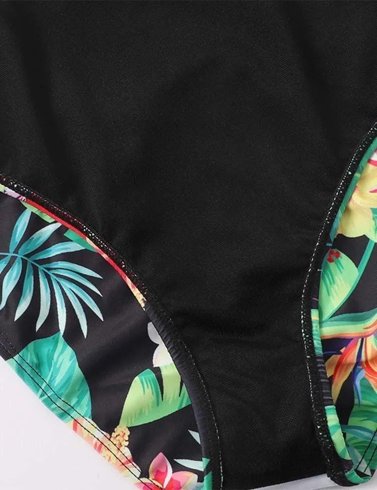 Jungle Floral Family Matching Swim Suit - Image 2