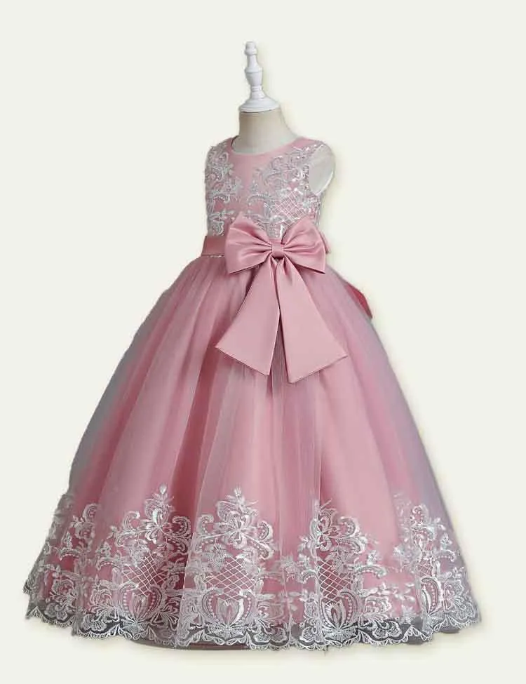 Lace Embroidery Tulle Tutu Evening Gown - Image 3