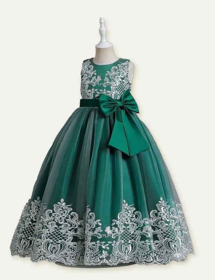 Lace Embroidery Tulle Tutu Evening Gown - Image 5