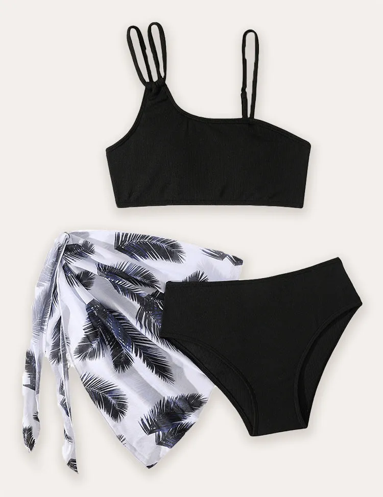 Leaf Print Swimsuit - Image 2