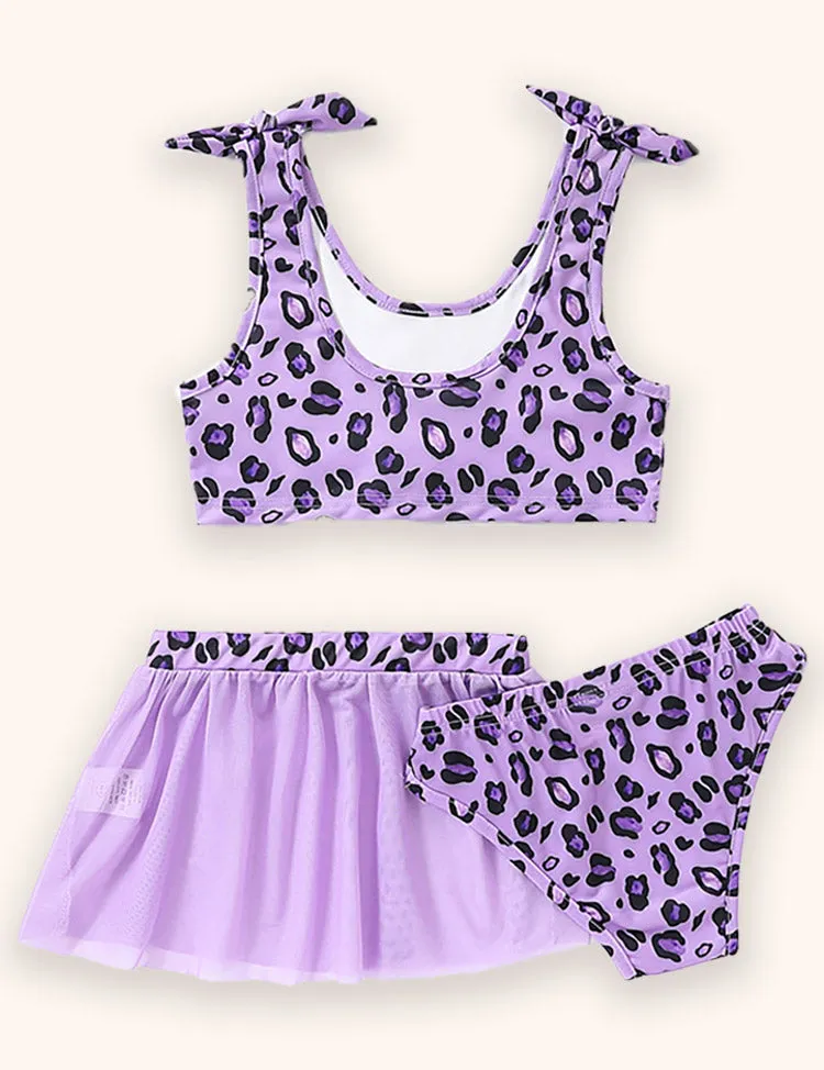 Leopard Printed Split Swimsuit - Image 2