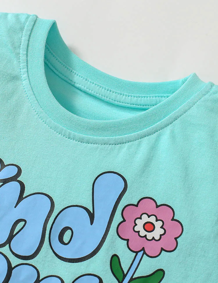 Letter Printed T-Shirt Set - Image 2