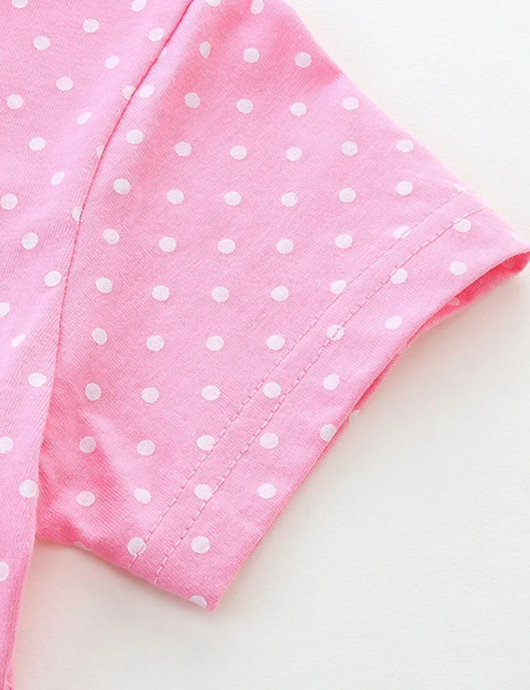 Lion Appliqué Polka Dotted Dress - Image 3