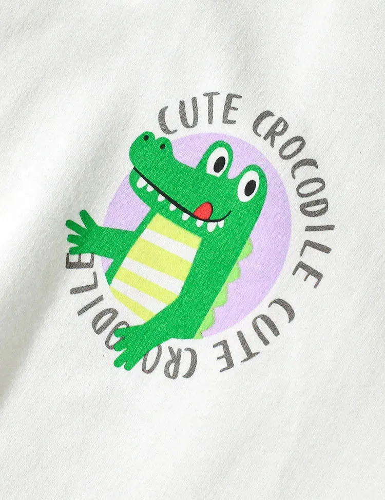 Little Crocodile Printed Suit - Image 3