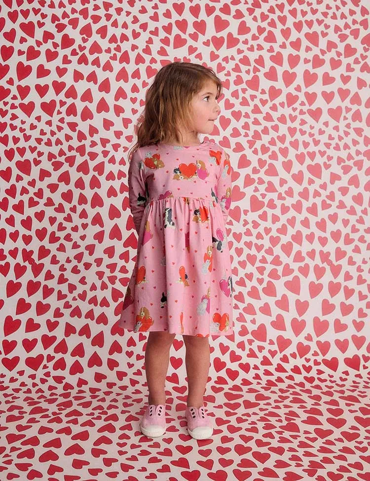 Long-Sleeved Fun Jersey Dress - Image 5