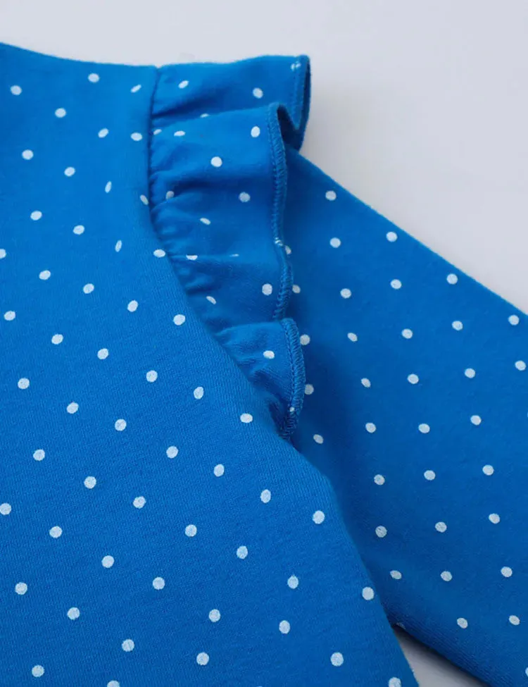 Lovely Bird Dotted Sweatshirt Dress - Image 3