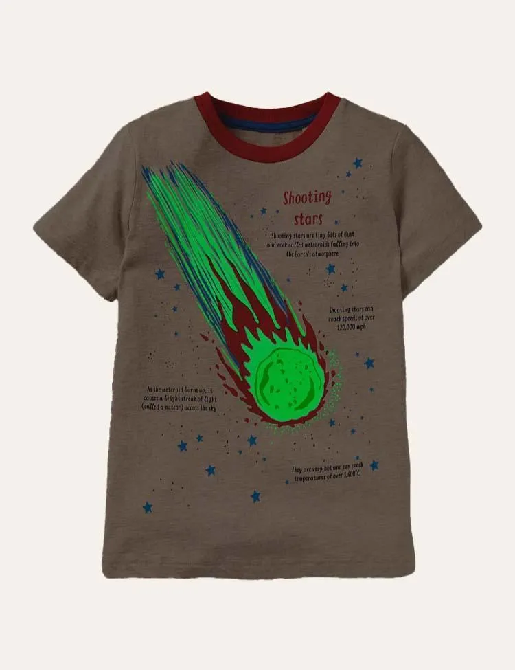 Glowing Dinosaur Short-Sleeved T-shirt - Image 12