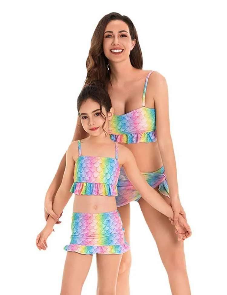 Mermaid Family Matching Swim Suit - Image 2