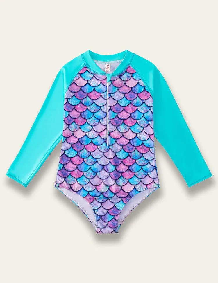 Mermaid One Piece Swimsuit - Image 3