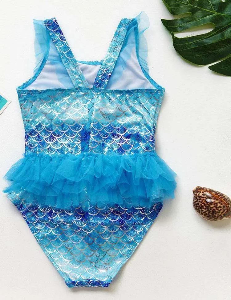 Mermaid One-Piece Swimsuit - Image 3