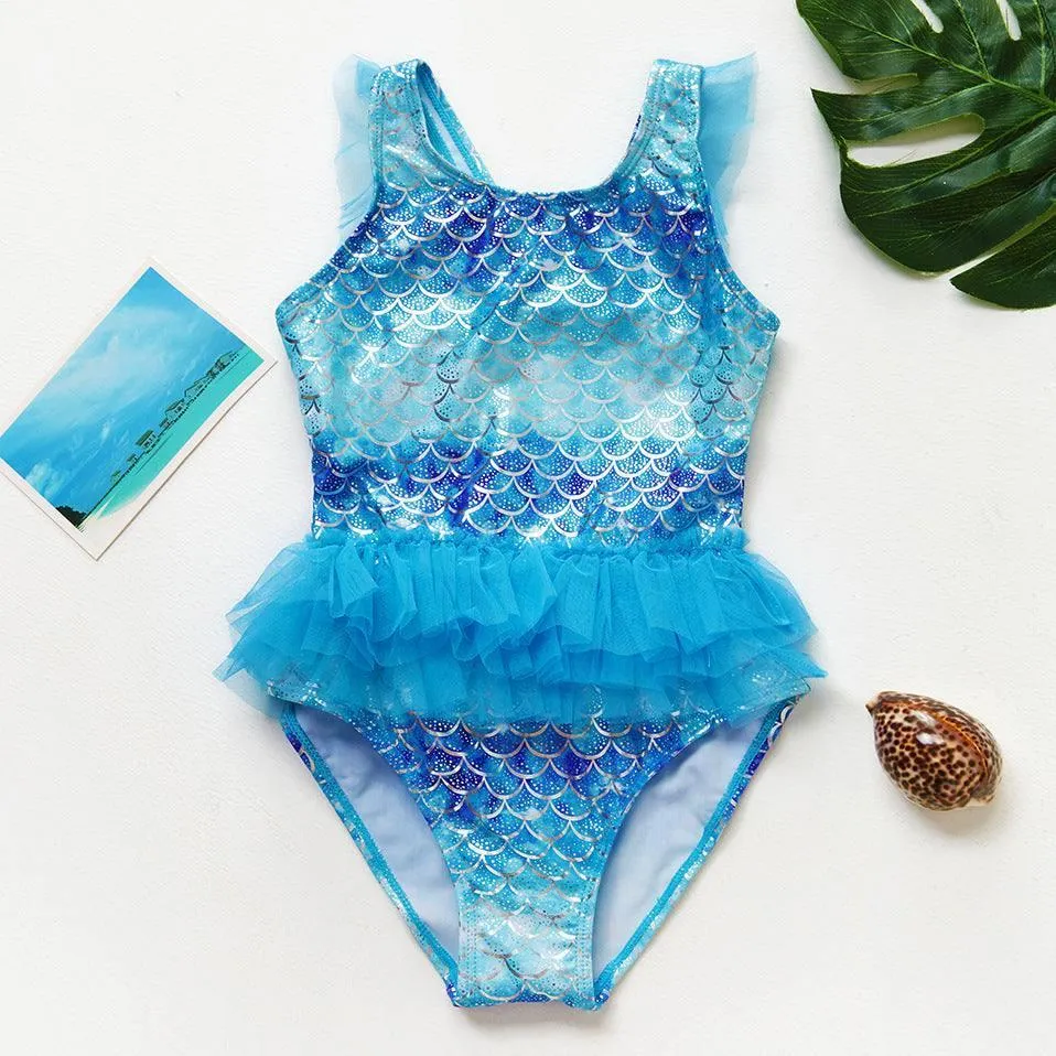 Mermaid One-Piece Swimsuit - Image 4