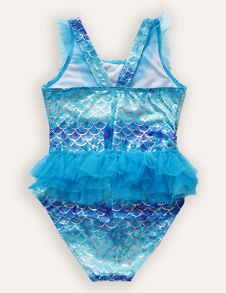 Mermaid One Piece Tulle Swimsuit - Image 2