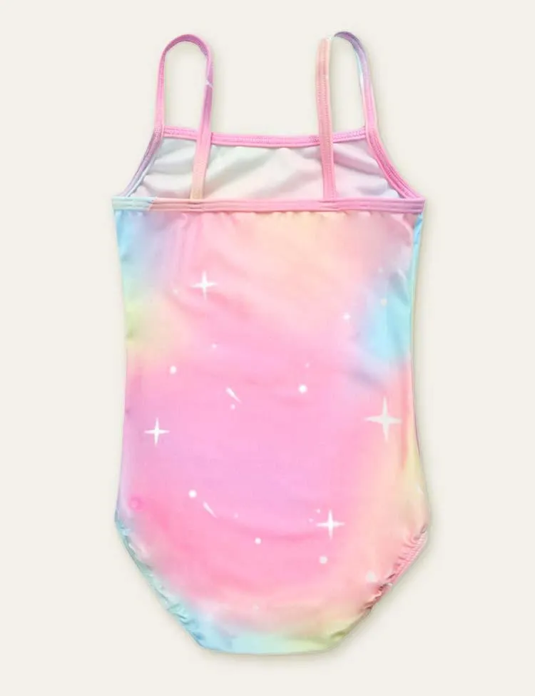 Mermaid Printed Tie-Dye Swimsuit - Image 2