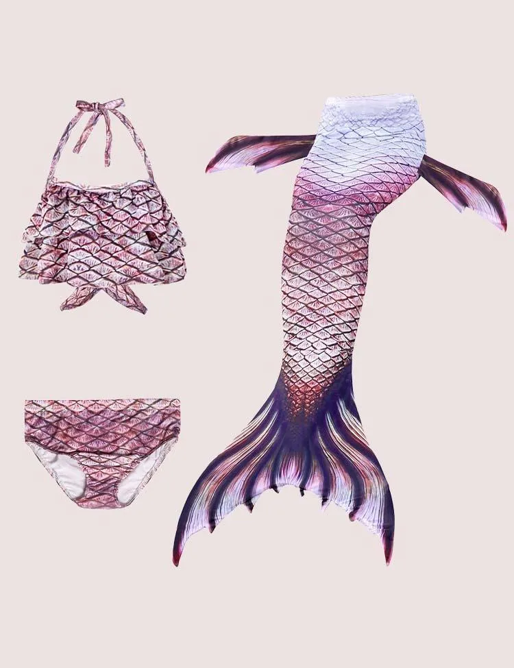 Mermaid Tail Swimsuit Set - Image 4