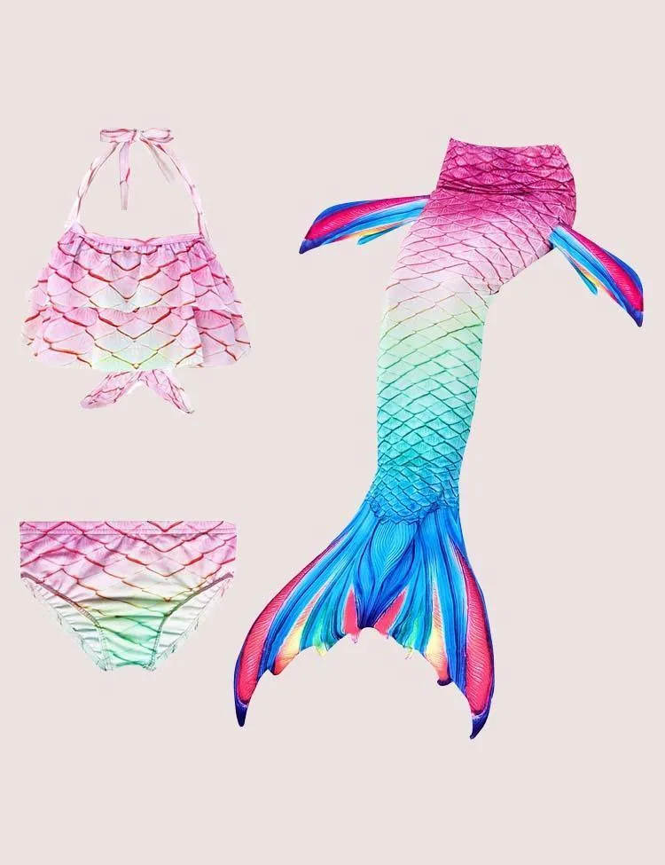 Mermaid Tail Swimsuit Set - Image 5