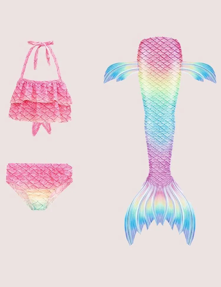 Mermaid Tail Swimsuit Set - Image 8