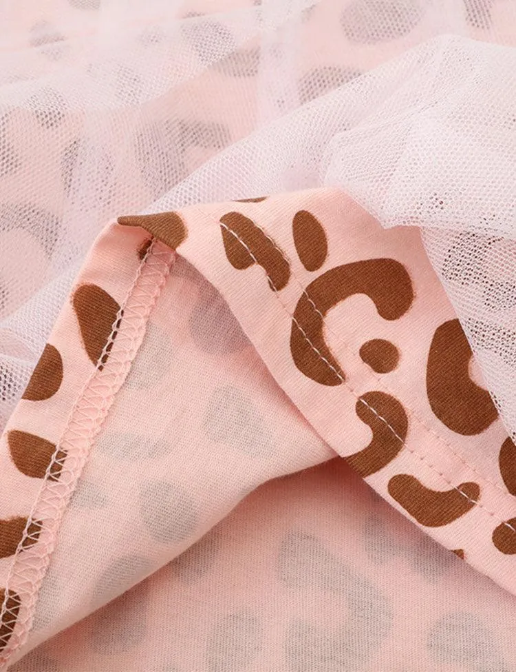 Mesh Cat Printed Dress - Image 2