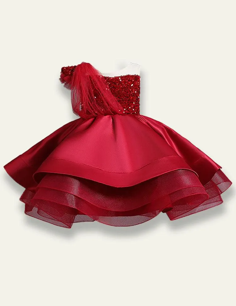 Mesh Sequin Party Dress - Image 2