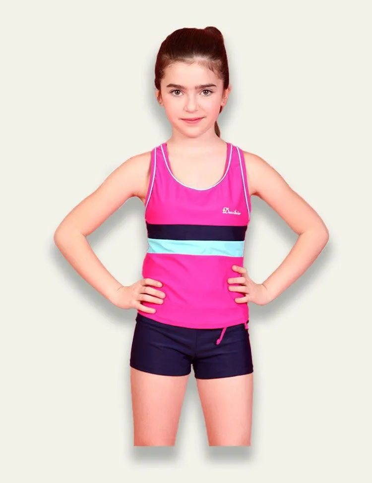 Minimalist Split Flat Angle Swimsuit - Image 2