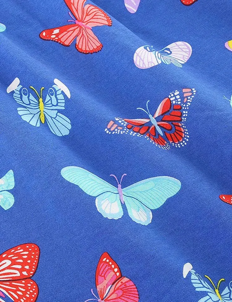 Multi Butterfly Printed Dress - Image 4