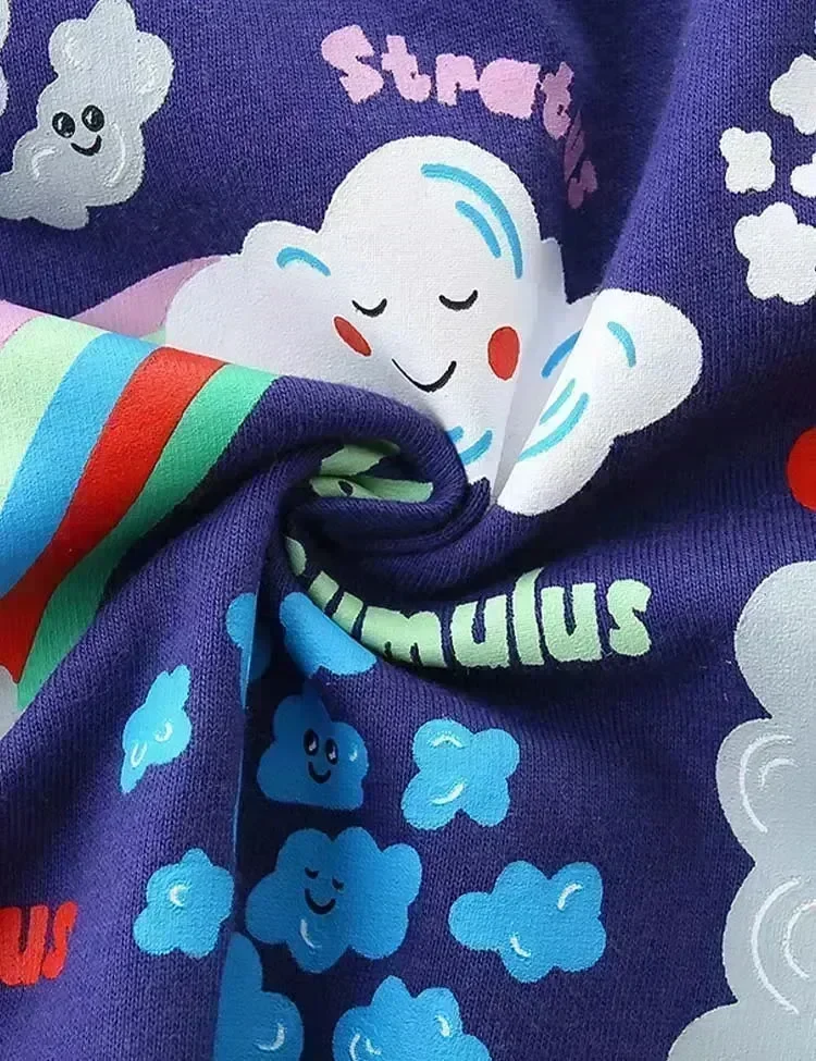 Multi Clouds Long Sleeve T-Shirt - Image 2
