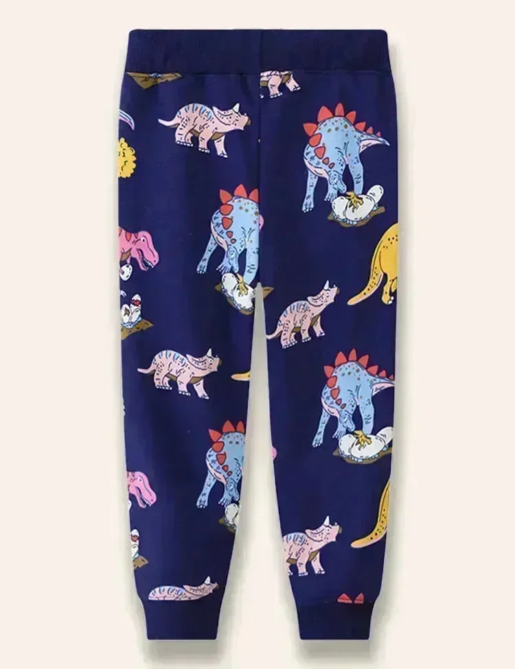 Multi Dinosaur Life Printed Pants - Image 2