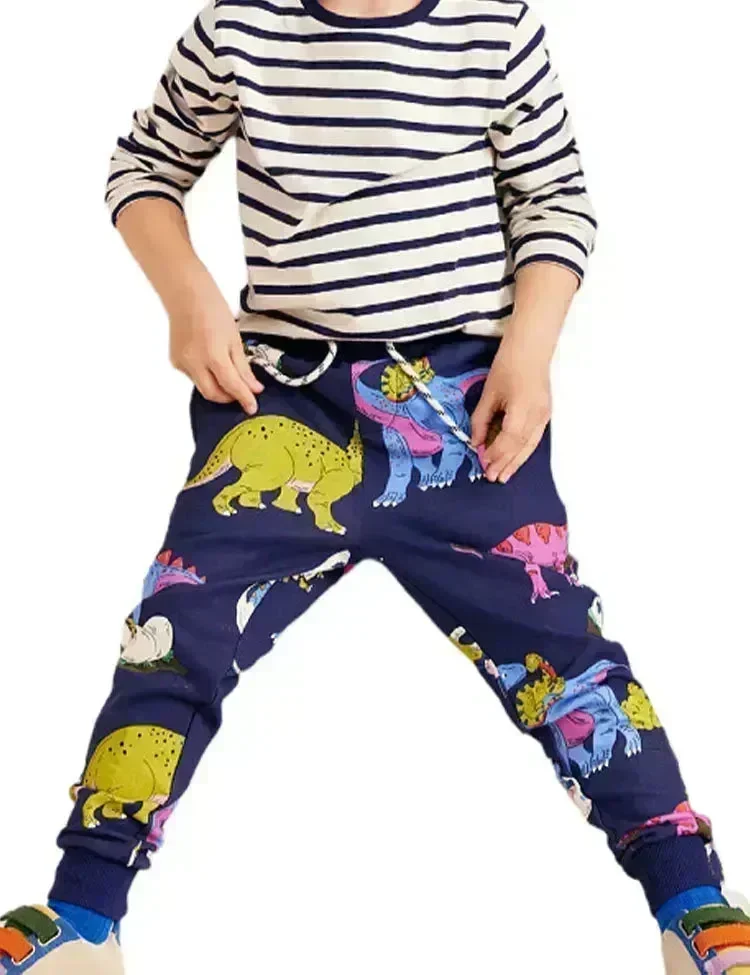 Multi Dinosaur Life Printed Pants - Image 3