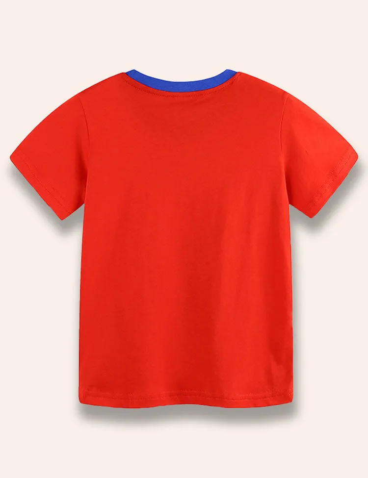 Multi Sharks Printed T-Shirt - Image 4