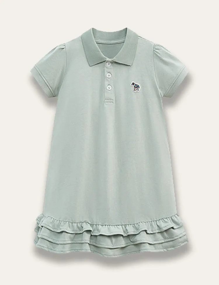 Multicolor Ruffled Dress - Image 3