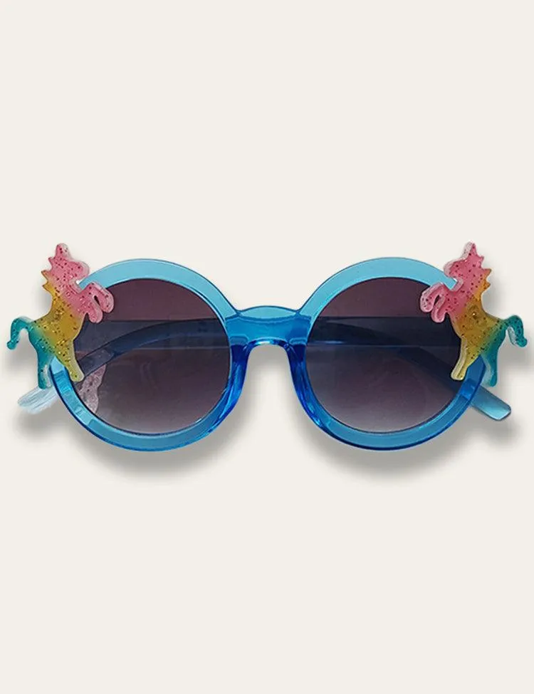 Multicolor Unicorn Sunglasses - Image 3