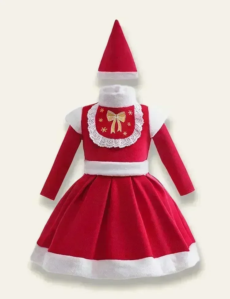 Christmas Santa Claus Princess Dress - Image 2