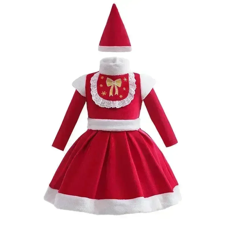 Christmas Santa Claus Princess Dress - Image 6