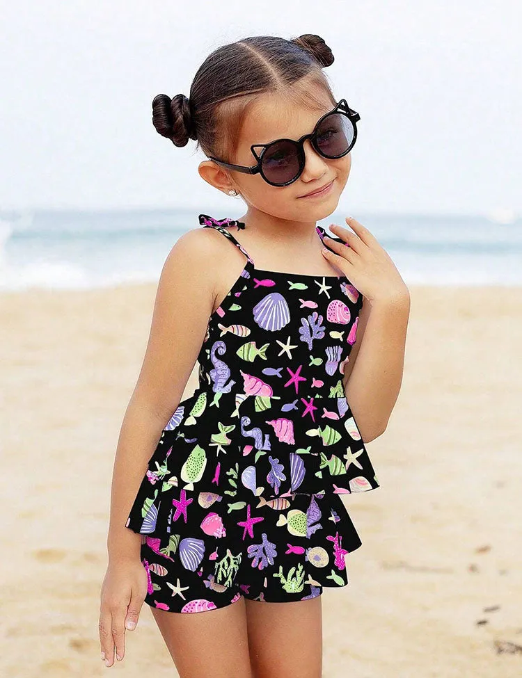 Ocean Printed Swimsuit