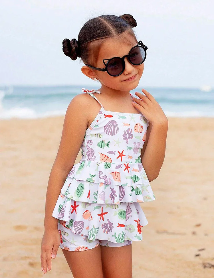 Ocean Printed Swimsuit - Image 4