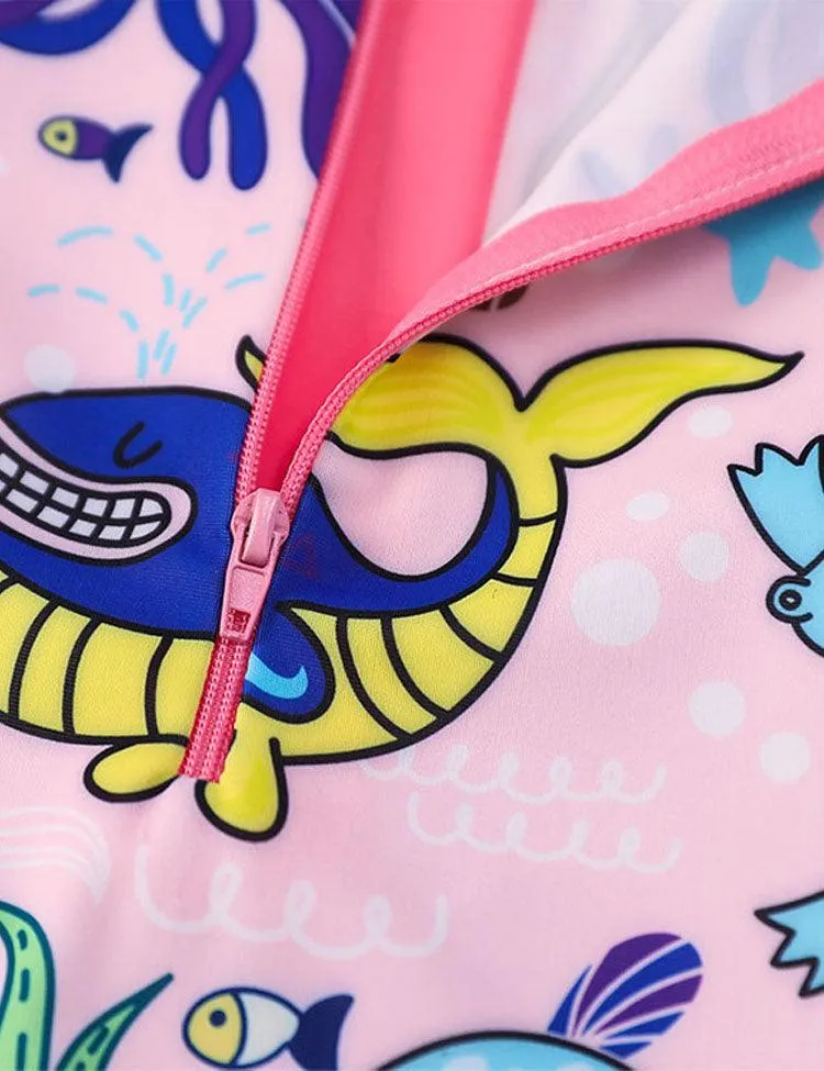 Ocean World Print One-piece Swimsuit - Image 3