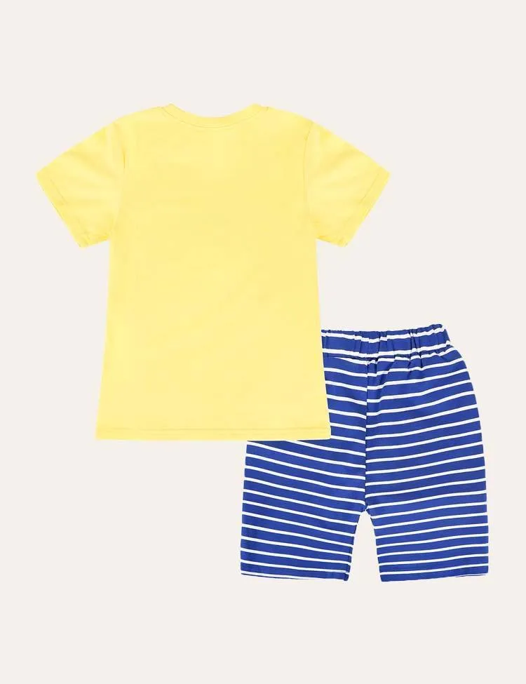 Octopus Stripe Printed Set - Image 2
