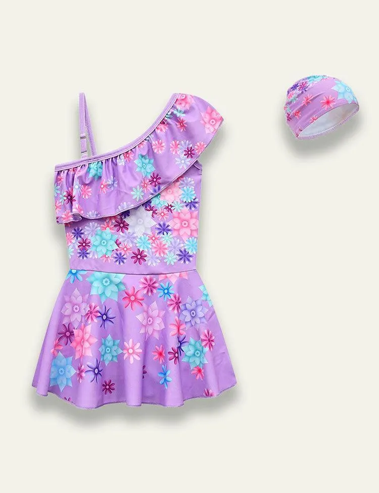 One-shoulder Split Swimsuit - Image 3
