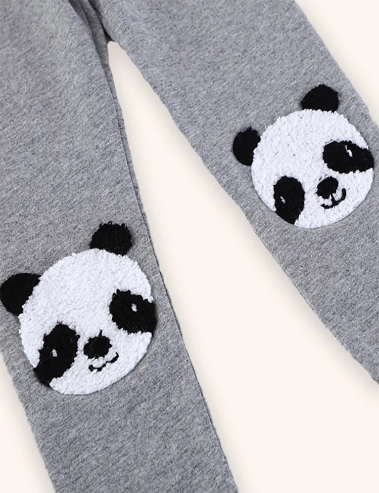 Panda Applique Leggings - Image 3
