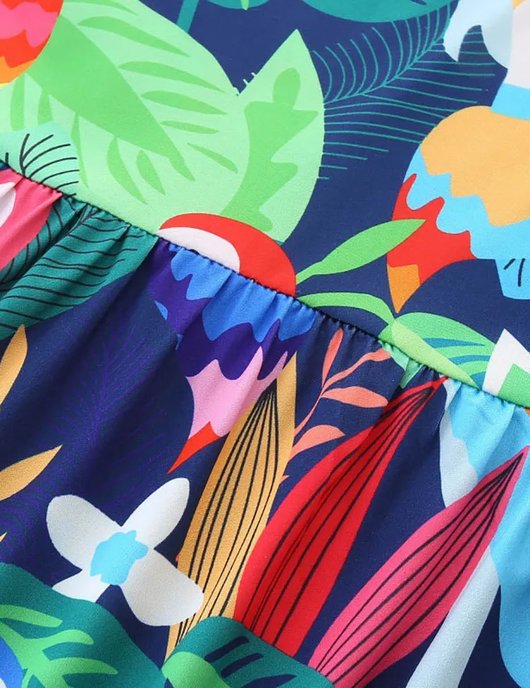 Parrot Printed Dress - Image 3