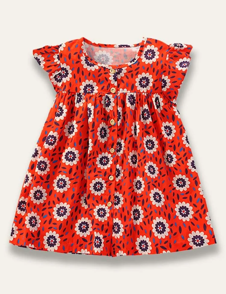 Passion Floral Print Dress