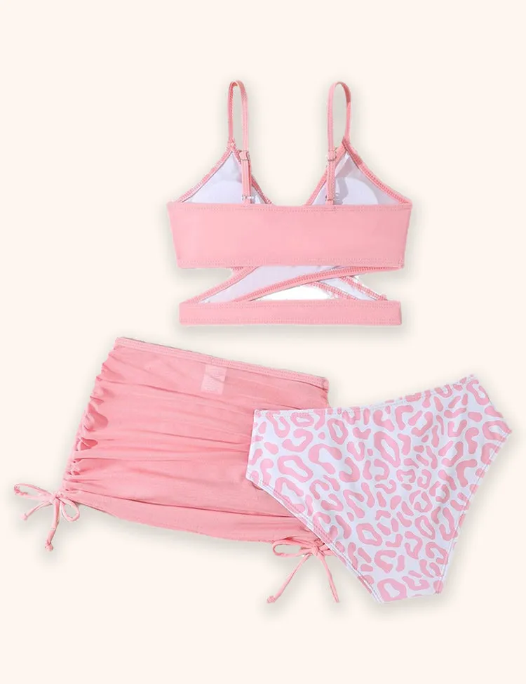 Patterned Printed Swimsuit Set - Image 2