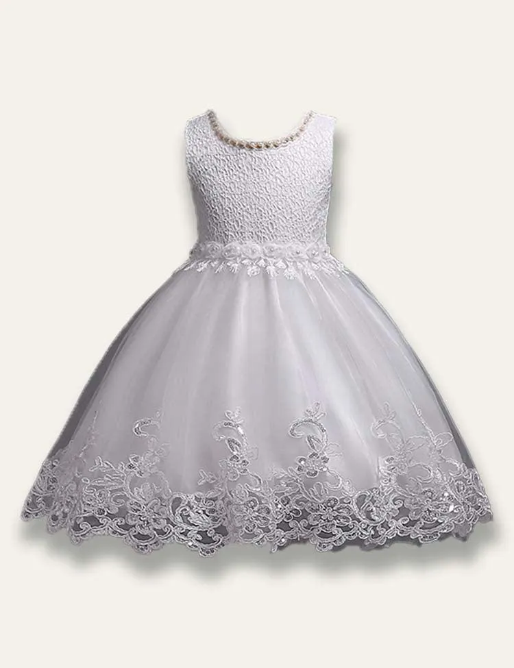 Pearl Princess Tulle Party Dress