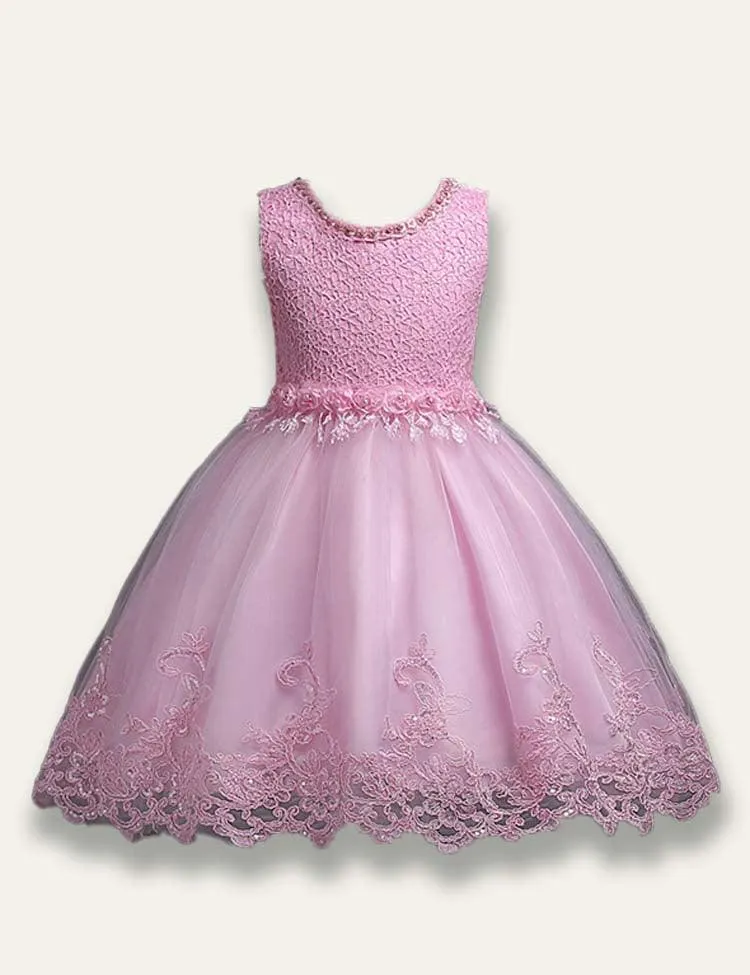 Pearl Princess Tulle Party Dress - Image 2